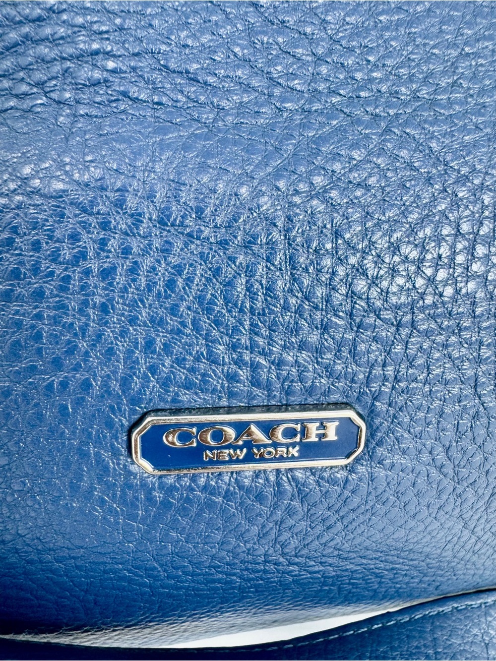 Coach Park North South Hobo Bag
Royal Blue Leather - Picture 3 of 11